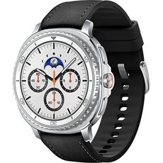 Galaxy Watch8 Classic | 46 мм | 4G LTE | White | Hybrid/Black | S/M/L, Размер ремешка : S/M/L, Тип ремешка : Hybrid, Размер корпуса : 46 мм, Подключение часов : Bluetooth / Wi-Fi + 4G LTE, Цвет ремешка: Black, Цвет: White